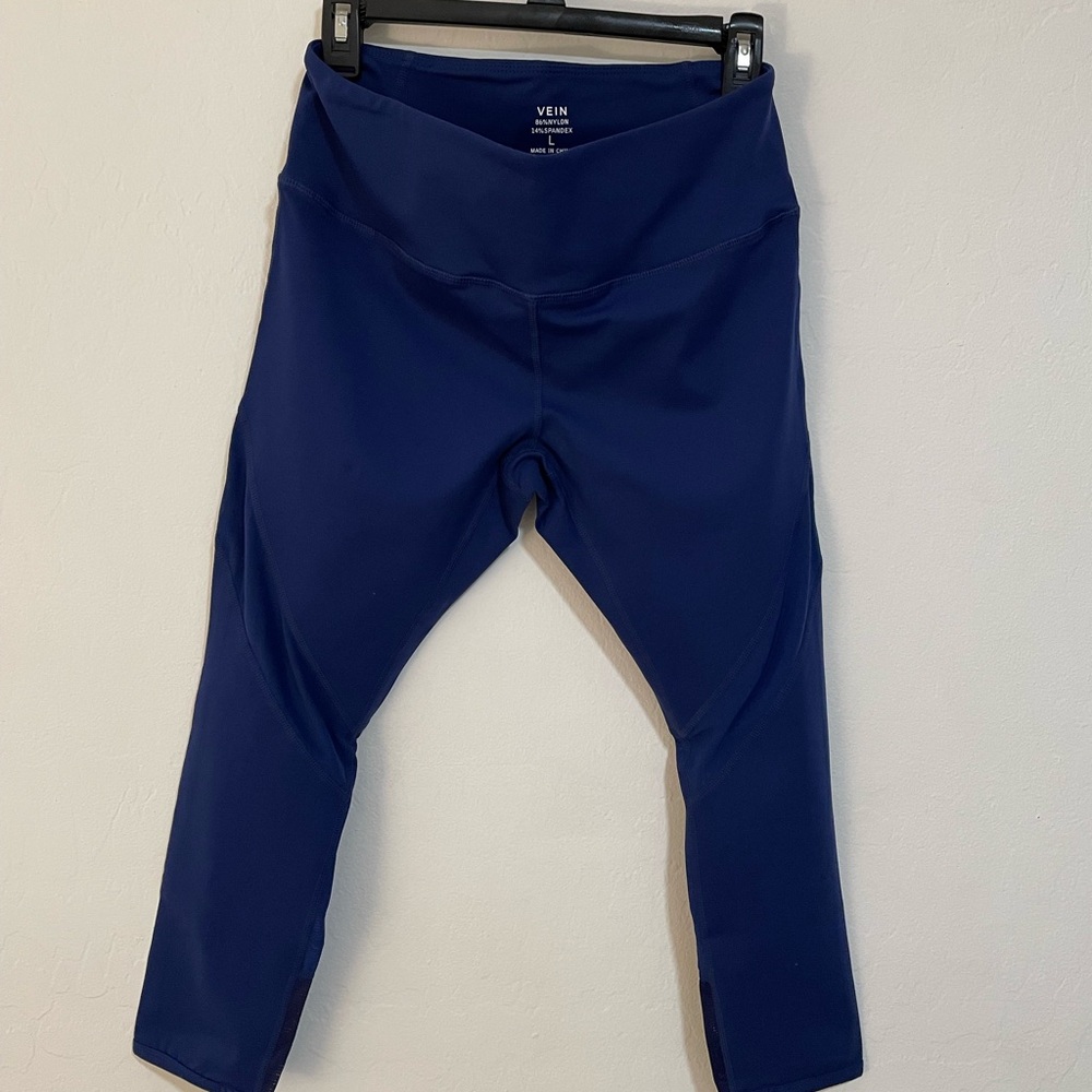 Navy blue Calf leggings